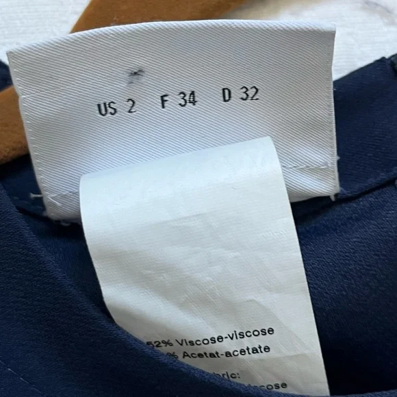 Akris Punto Indigo/Sky Blue Dress US Size 2
